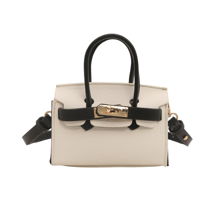 Wholesale Spring and summer children's bag, fashionable mini western-style contrasting color crossbody bag