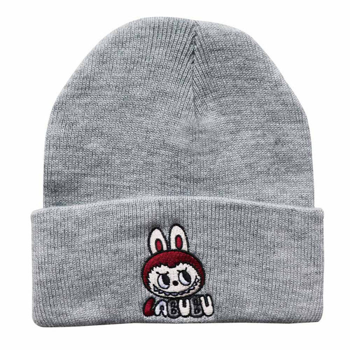 Wholesale Cartoon wool hat embroidered knit hat