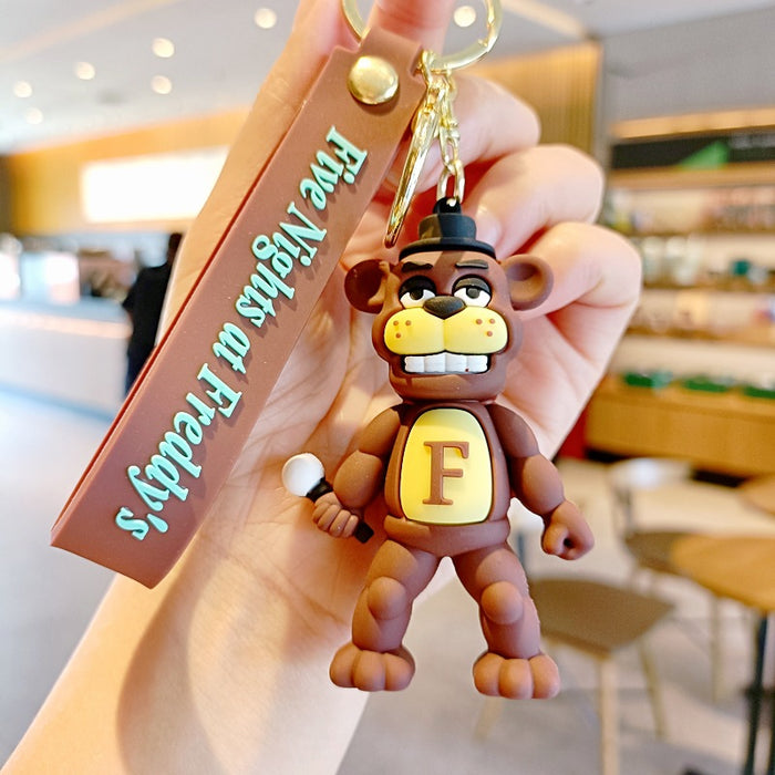 Wholesale Mutant Animal Cartoon Doll Silicone Keychain JDC-KC-MingT064