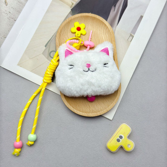 Wholesale Colorful Doll Small Pendant Creative Cartoon Plush Doll Key Pendant Handmade Rope DIY Accessories