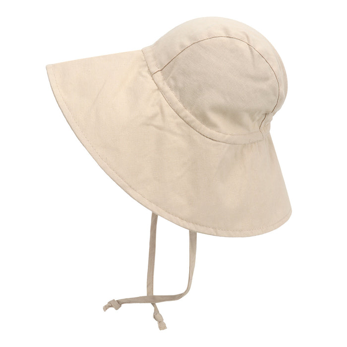 Wholesale Children's Cotton and Linen Breathable Sun Protection Hat JDC-FH-YunSen003