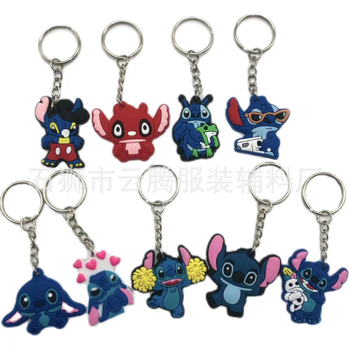 Wholesale 10pcs Keychain ornaments PVC Sun Man key pendant schoolbag decoration