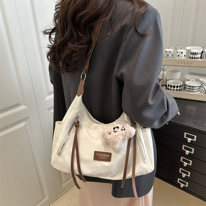 Wholesale New minimalist commuting casual contrasting color fashionable and stylish niche single shoulder crossbody tote bag