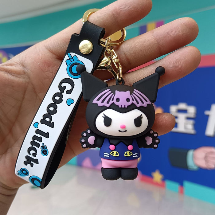 Wholesale Cartoon Silicone Doll Keychain JDC-KC-KuangK037