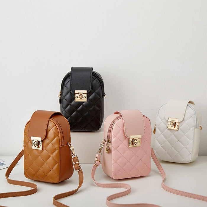 Wholesale Diamond Plaid Small Bag Women' s Shoulder Bag Cheap Bag Crossbody Bag