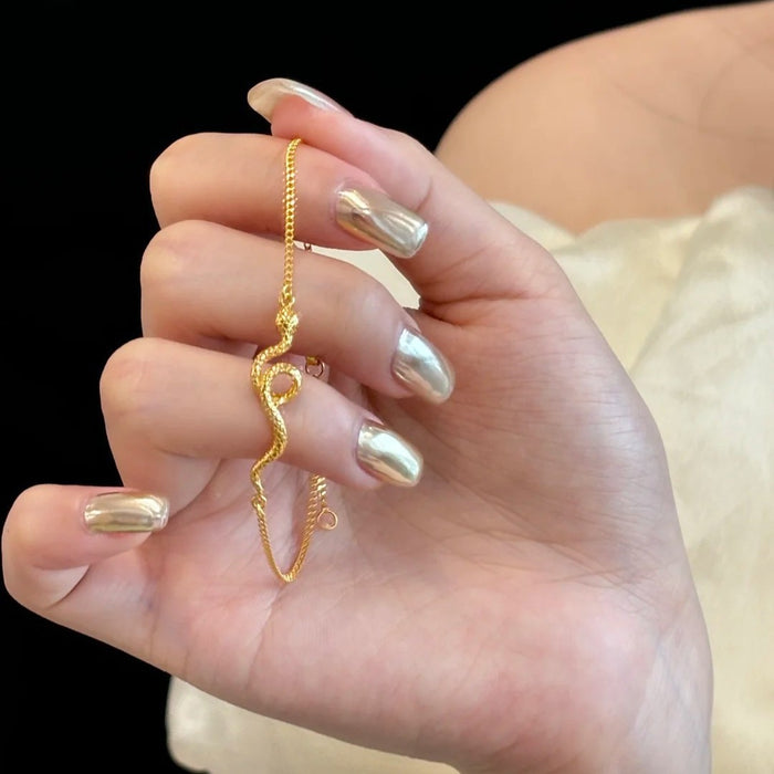 Wholesale Zircon necklace new niche design titanium steel non fading collarbone chain