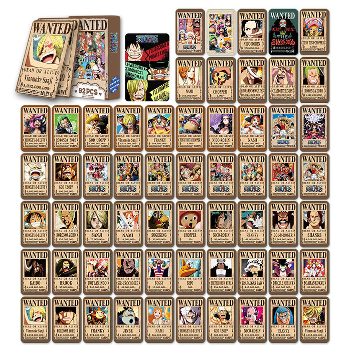 Wholesale 92pcs LOMO Cartoon Order Double sided HD Color Printing Photo Card Collection Card Stickers