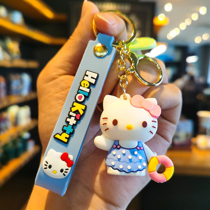 Wholesale Cartoon Doll Silicone Keychain JDC-KC-Tingm259