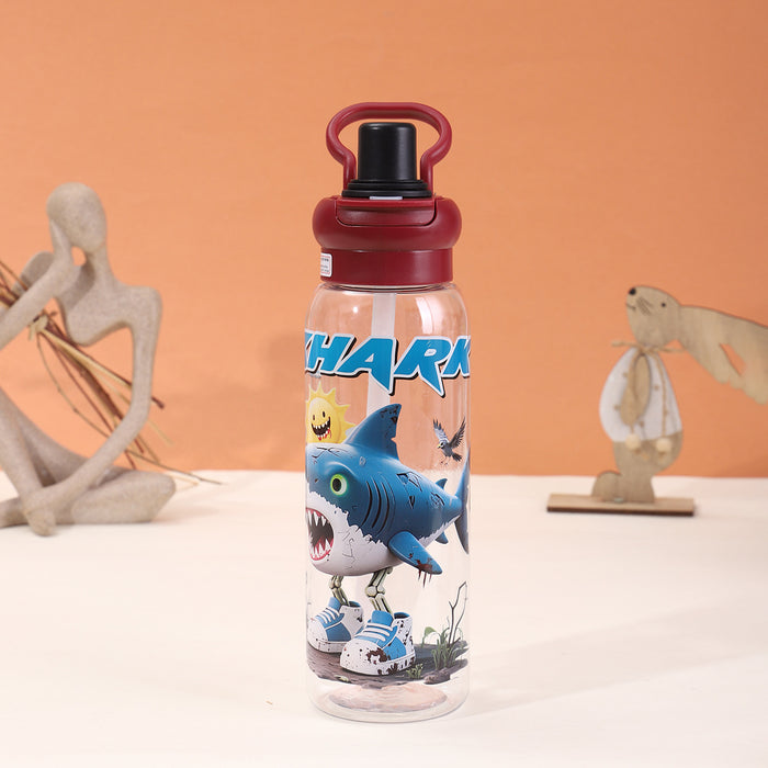 Wholesale Cute cartoon pattern plastic cups large capacity Tumblers