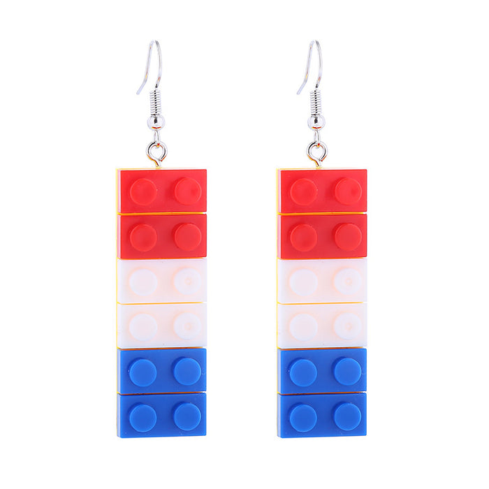 Wholesale Independence Day Earrings JDC-ES-ChouTteng012