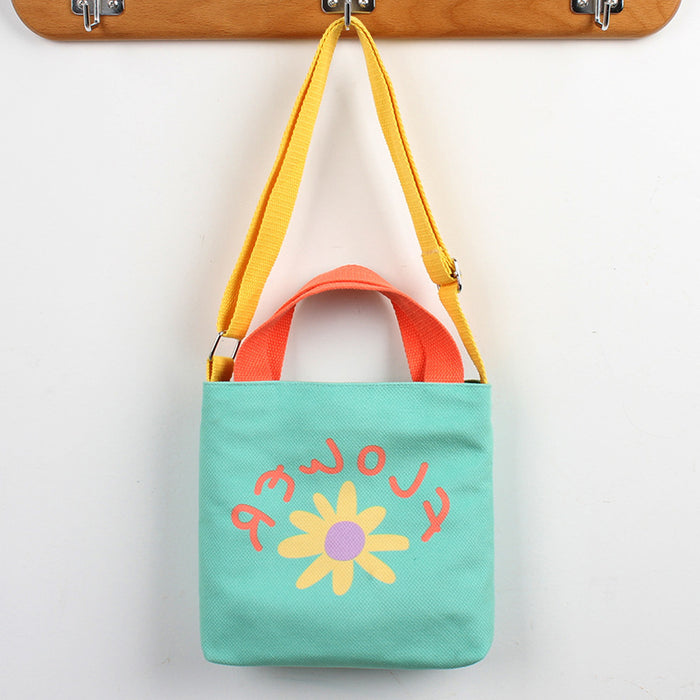 Wholesale Children's messenger bag printed handbag children's backpack sweet flower small bag