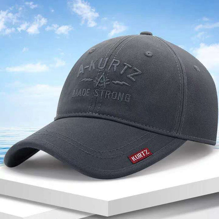 Wholesale Tourist hat, baseball cap, embroidered outdoor sports and leisure, simple and versatile, sun shading and sun protection, pure cotton