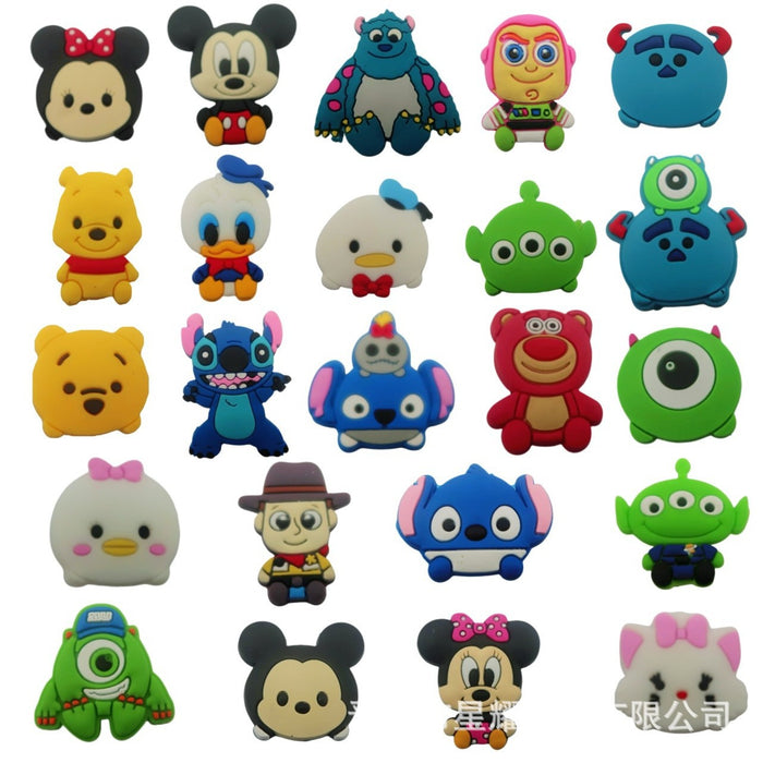 Wholesale Cartoon Cute Pet DIY Shoes Flower Shoes Button Hole Shoes Garden Shoes Accessories Button Decoration Button Shoe Flower Button Wholesale