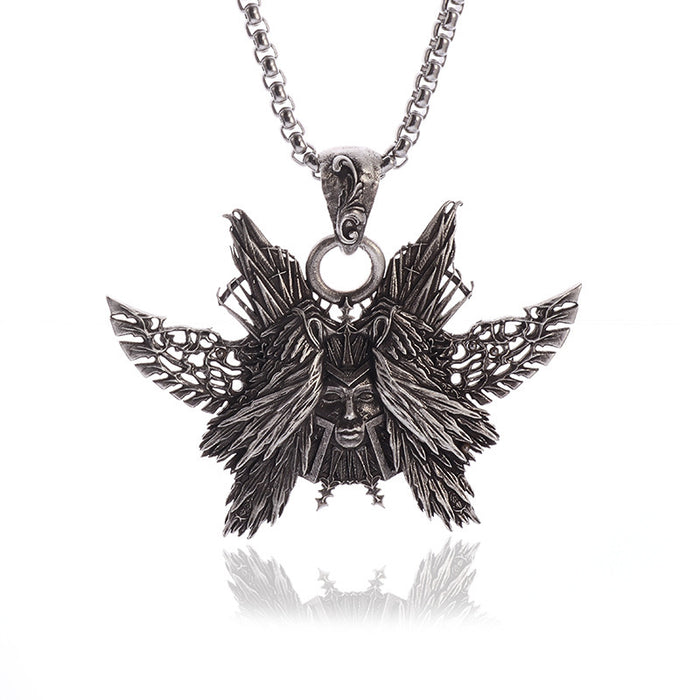 Wholesale  Retro Alloy Cartoon Character Pendant Necklace