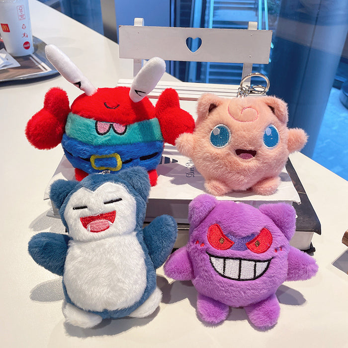 Wholesale Cartoon Anime Style Plush Keychain Dolls Cute Monster Pendant