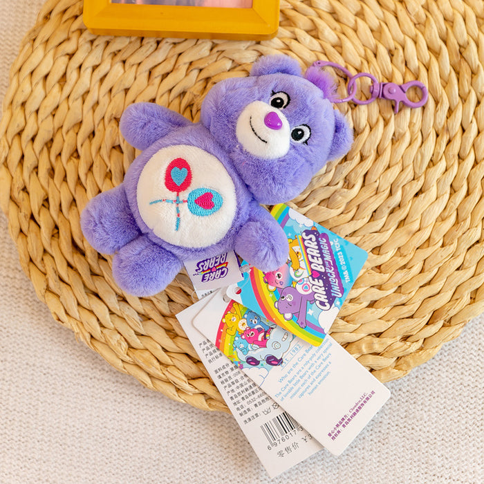 Wholesale Plush Doll Rainbow Love Little Bear Pendant JDC-FT-XiaoEn001