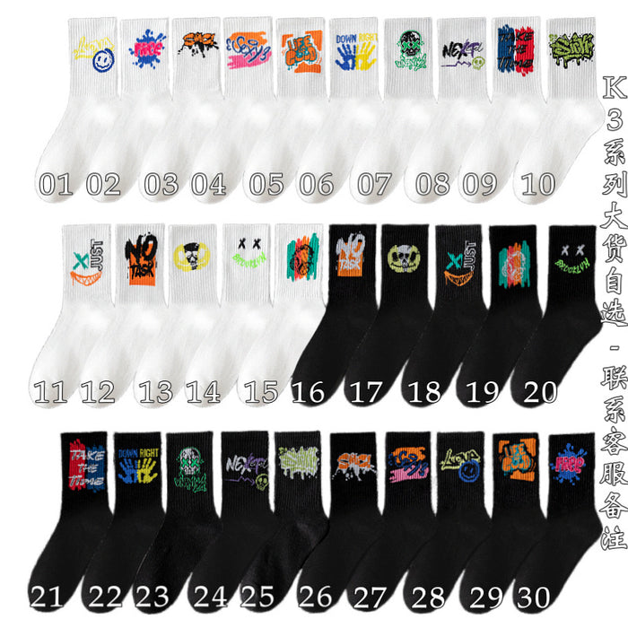 Wholesale Socks women' s sports socks cotton socks white stockings autumn and winter