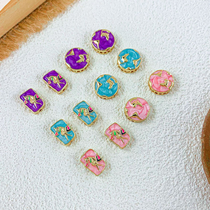 Wholesale Beaded geometric bracelet accessories, retro enamel minimalist design, versatile accessories