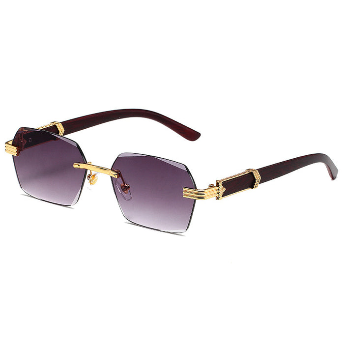 Wholesale Rimless Women's PC Sunglasses JDC-SG-HongR014