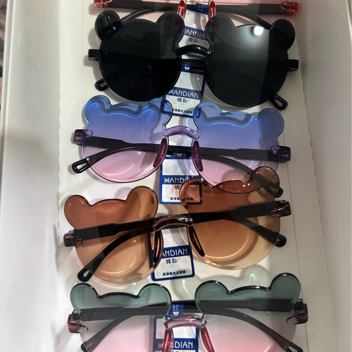 Wholesale Children's Baby Sunglasses Gradient Bear UV Sunshade Glasses Cartoon Sunglasses Glasses