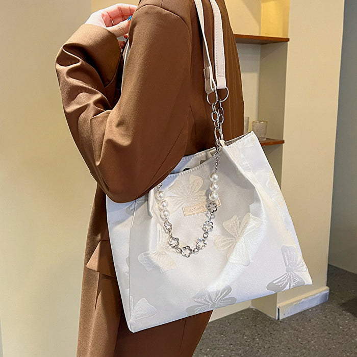 Wholesale Large capacity fashionable canvas bag versatile commuting tote bag