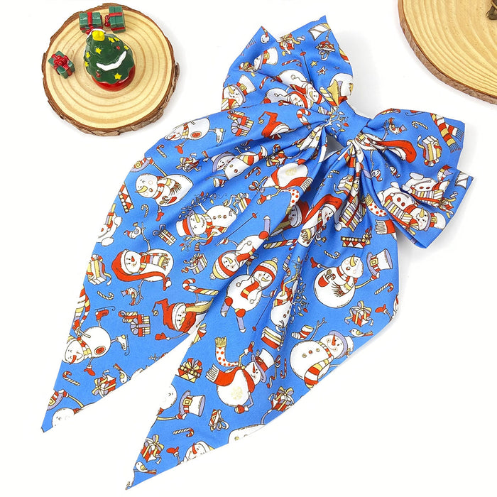 Wholesale Christmas bow ribbon headband Hair Clips