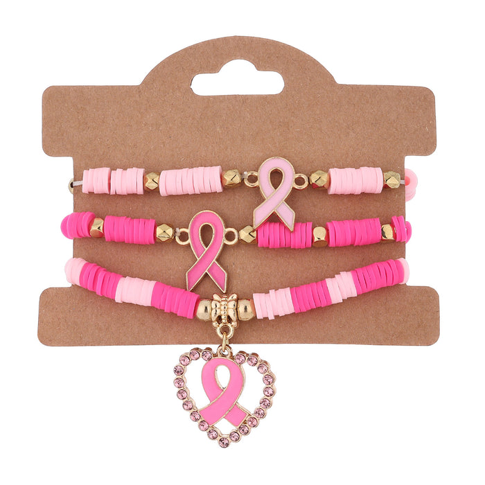 Wholesale Red ribbon-shaped pendant accessory with 18. 5cm bracelet