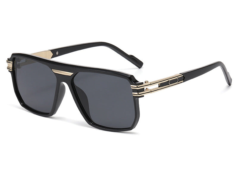 Wholesale Retro Square Frame PC Sunglasses with UV400 for Outdoor Driving Trendy Fashion Accessory