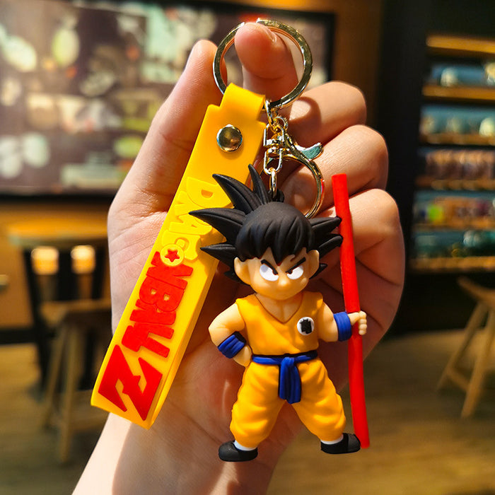 Wholesale Rubber Cartoon Doll Keychain JDC-KC-Tingm176