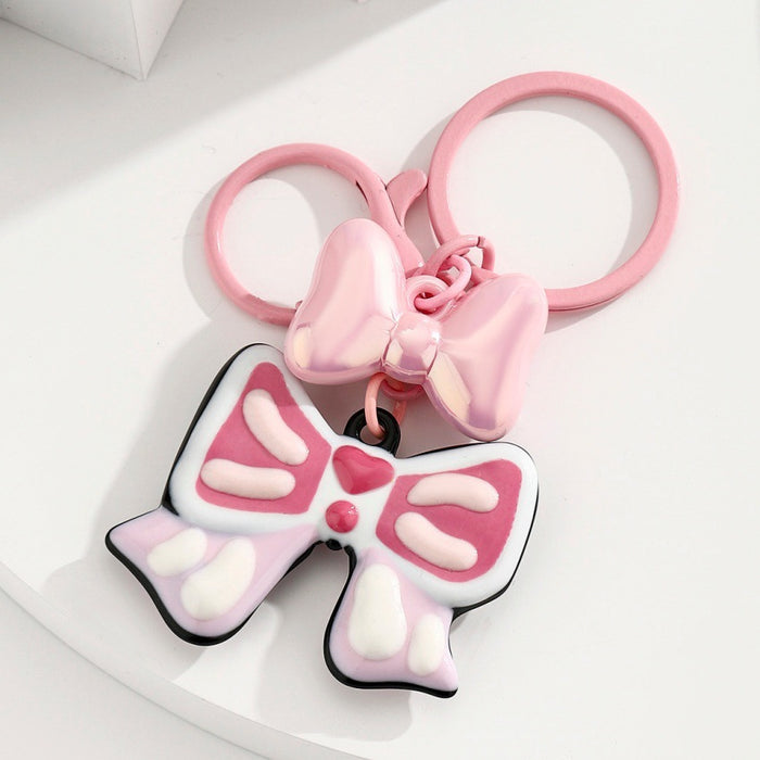 Wholesale Candy-Colored Bow Keychain