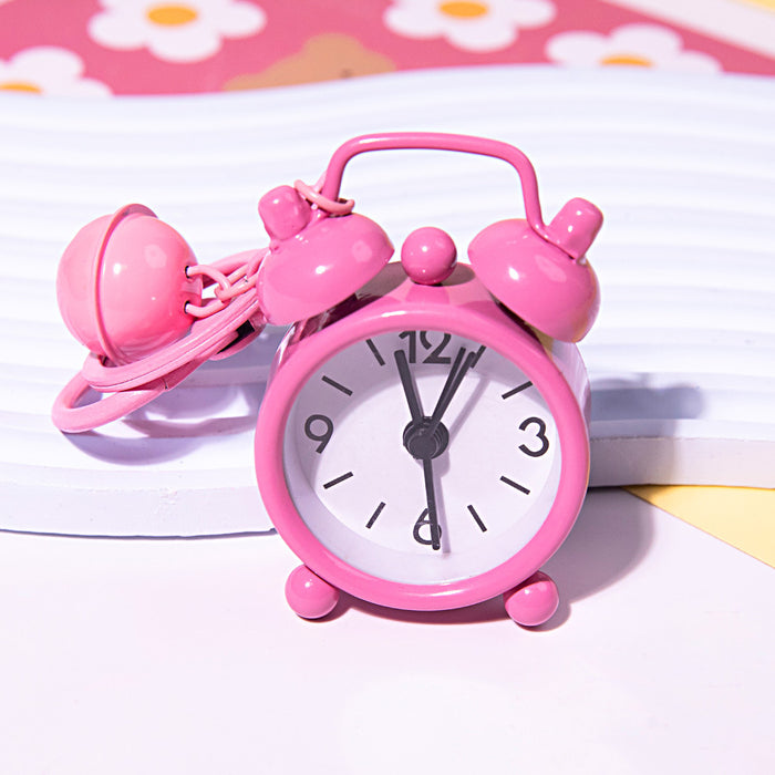 Wholesale Creative Function Mini Alarm Clock Keychain Exquisite Car Pendant