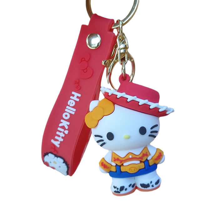 Wholesale Cartoon Silicone Doll Keychain JDC-KC-KuangK033