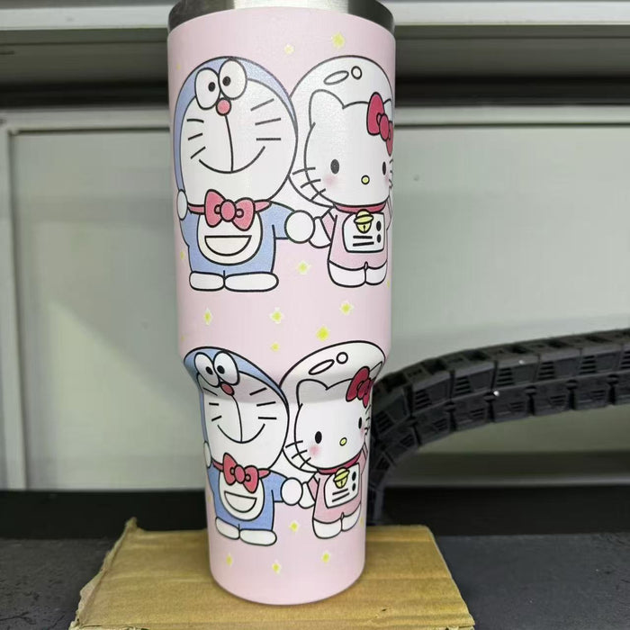 Wholesale 40oz tumbler ice bullies cup Portable insulated mug with handle