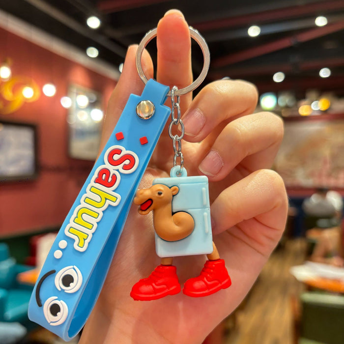 Wholesale Doll keychain pendant cartoon funny series keychain car keychain bag accessories