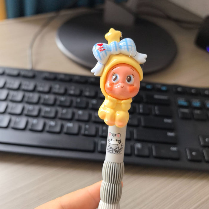 Wholesale Creative Monster Soft Grip Star Character Gel Pen 0. 5mm Cute Trendy Writing Tool