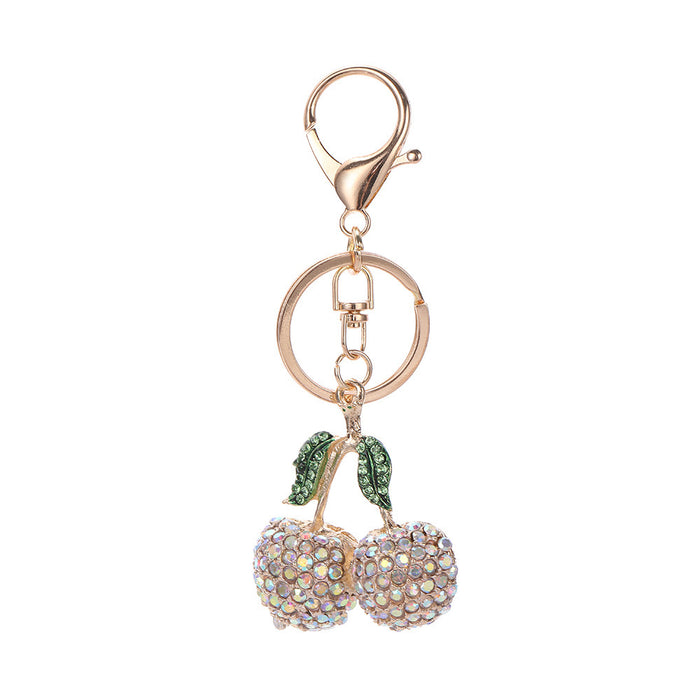 Wholesale Fruit Shaped Metal Keychain Decorative Bag Charm MOQ≥2