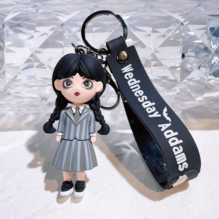 Wholesale Cartoon Silicone Doll Keychain JDC-KC-QiChao052