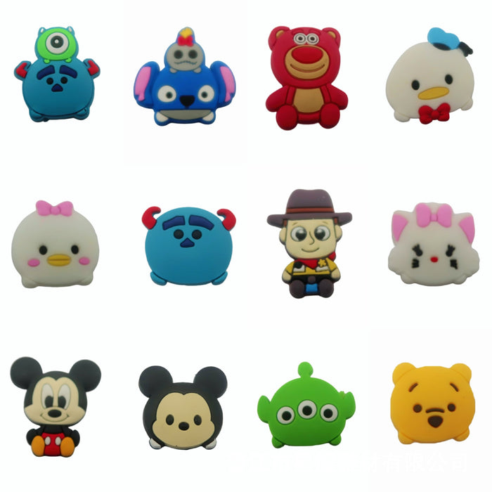 Wholesale Cartoon Cute Pet DIY Shoes Flower Shoes Button Hole Shoes Garden Shoes Accessories Button Decoration Button Shoe Flower Button Wholesale