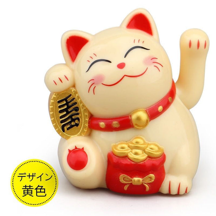 Wholesale Miniature solar-powered lucky cat desk ornament