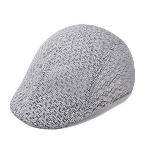 Wholesale Sun hat breathable beret cap duckbill cap mesh hollow beret
