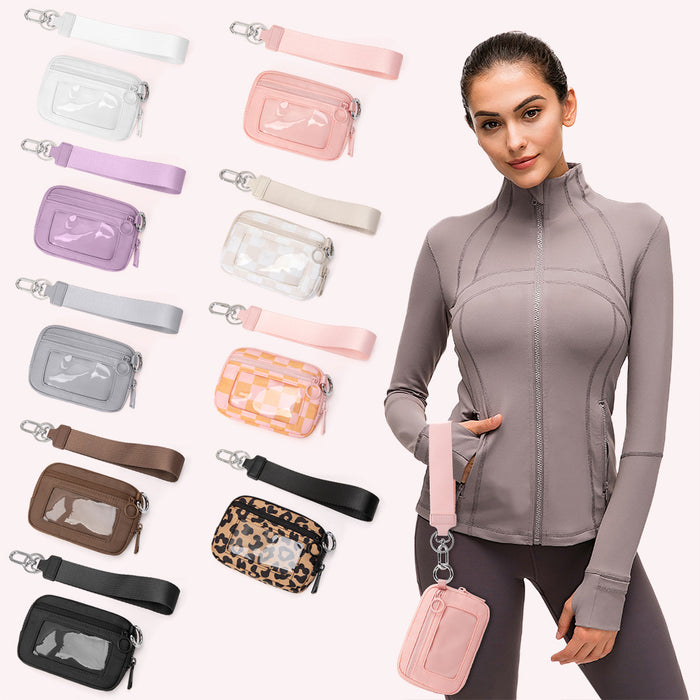 Wholesale Waist Bag Polyester Waterproof Chest Bag Card Bag Wrist Bag Portable Bank Card Change Cosmetics Bag