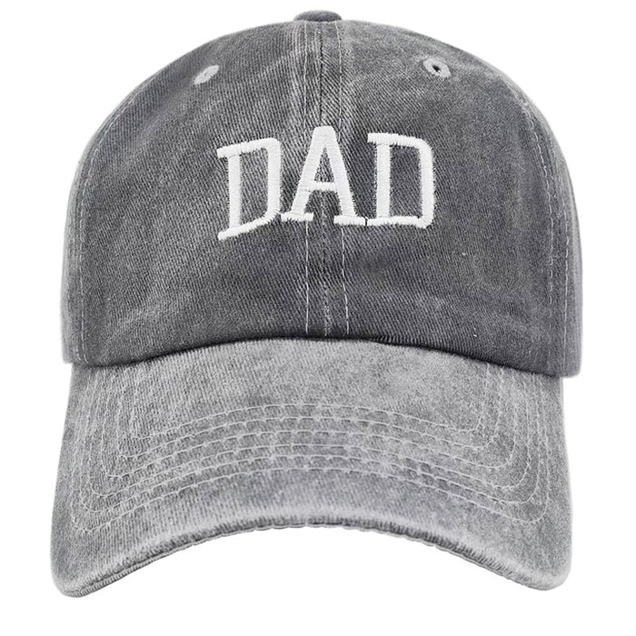 Wholesale Retro washed cotton DAD MOM embroidered couple baseball caps