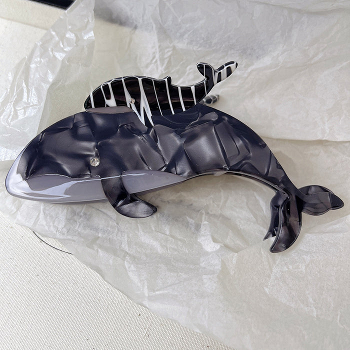 Wholesale Shark Acetate Simple Hair Clip JDC-HC-XingYi020
