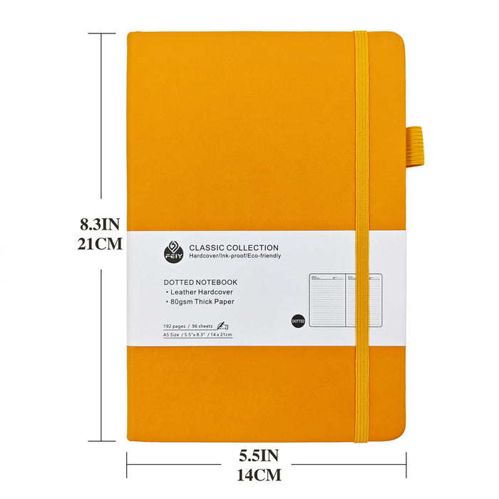 Wholesale Trendy Red Faux Leather A5 Notebook with Weather Lines