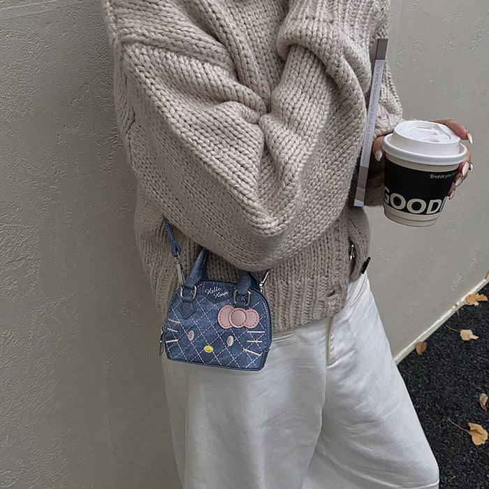 Wholesale PU kids'  cute cartoon mini seashell shoulder bag