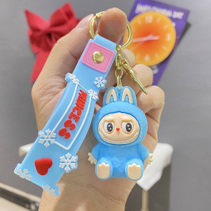 Wholesale Plush Cloth Sitting Cute Series Keychain Doll Gift Keychain