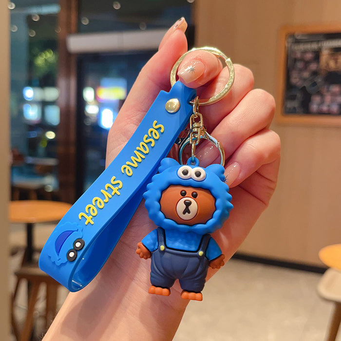 Wholesale Cute keychain pendant key ring bag charm