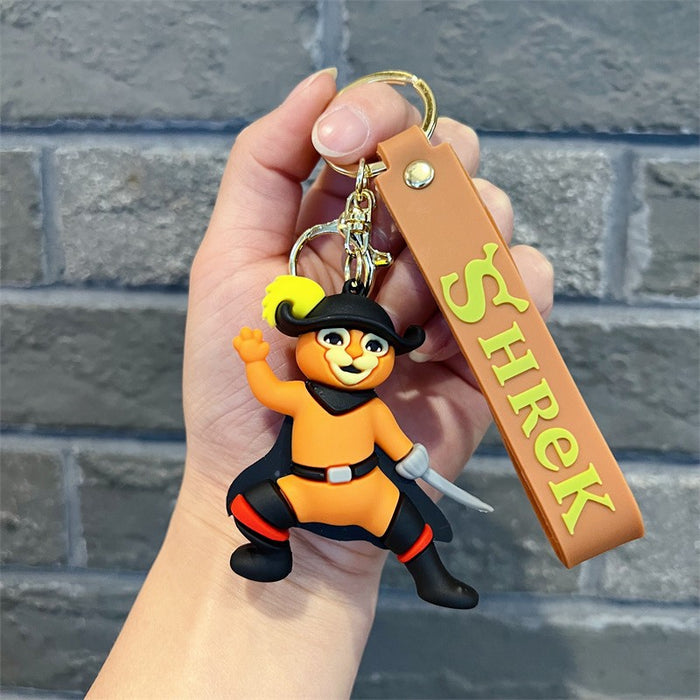 Wholesale Creative Cartoon PVC Soft Keychains JDC-KC-JinB011