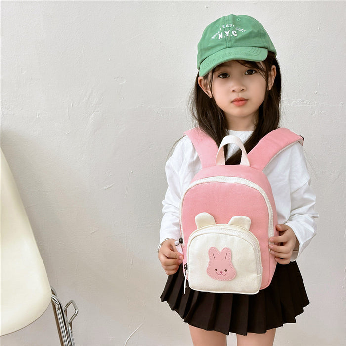 Wholesale Canvas Cute Mini Kids Backpack JDC-BP-YuanDuo077