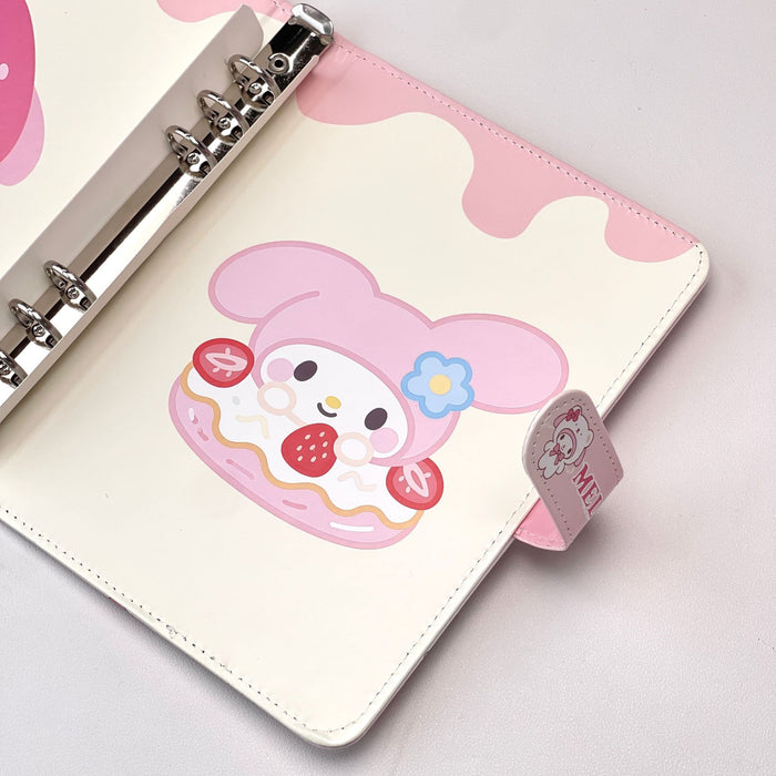 Wholesale Stylish A5 Cartoon Cat Dog Loose Leaf Notebook Journal Full Color Pages